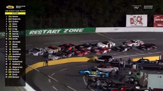 After a competition caution, Matt Craig has an issue on the restart, setting up a 12 lap dash to the finish for the ASA Southern Super Series at 5 Flags. Grab a subscription and watch the finish LIVE: https://www.racingamerica.tv/live/videos/sub-4-26-24-asa-southern-super-series-at-five-flags-fl | Racing America