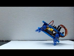 Jumping Run of An Arduino UNO Robot (跳躍式奔跑之Arduino UNO機器人)