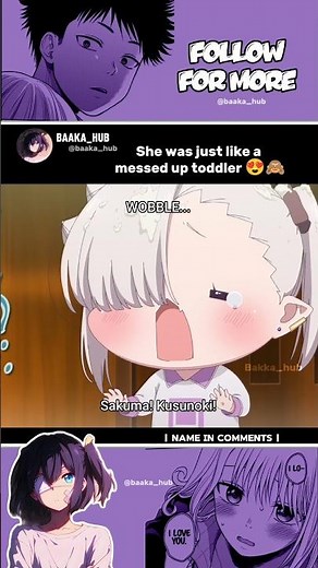 She was just like a messed up toddler😍🙈| Li'l Miss Vampire Can't Suck Right |#anime #baakahub#kawaii
