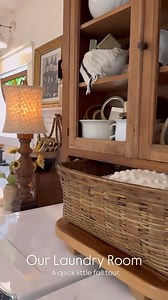 429K views · 7.1K reactions | The laundry room is one of my favorite rooms to decorate. I think it’s because it’s a smaller space and it has a lot of character already.... What do you think? Things will be changing really soon with  so stay tuned. #fallhomedecor #falldecor #falldecorations #inspiration #homeinspo #fall | Deb and Danelle | Facebook