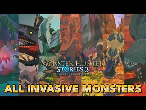 How to Find & Beat ALL 9 INVASIVE MONSTERS in Monster Hunter Stories 3!