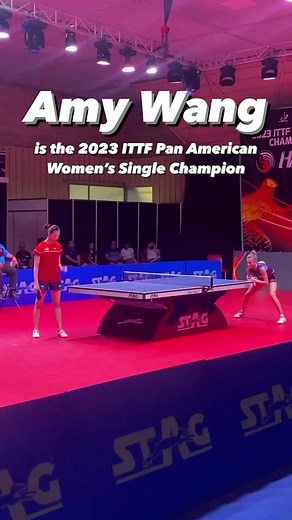 8.6K views · 146 reactions | Amy Wang is the 2023 @ittfamericas Pan American Women’s Singles Champion磊!!! Lily Zhang clinched the Bronze雷as a semi finalist with a match against the finalist Bruna Takahashi. Congratulations Amy and Lily!!! Makin’ us proud ️ ITTF Americas #ittfpanamchamps #usatt | USA Table Tennis | Facebook