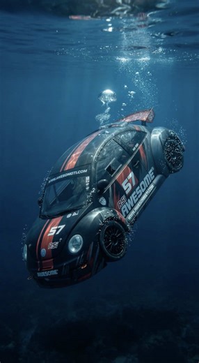 Looks as good underwater as on the track! 🐠