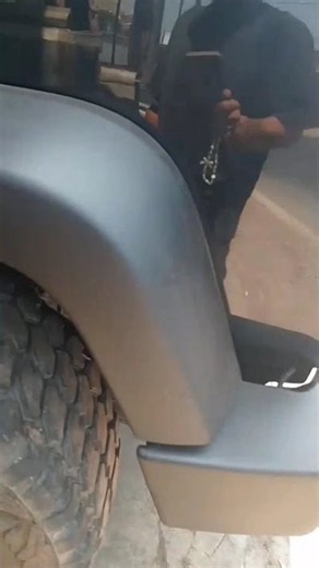 Replika Jeep Rubicon with JK bumpers and fenders
