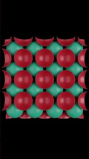 a better way ... to illustrate a body-centered cubic lattice - inorg chem #shorts