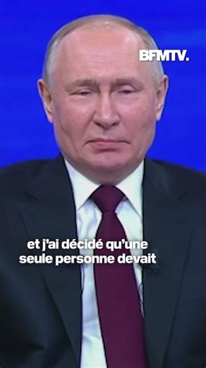 Vladimir Poutine répond à son "sosie" généré avec l'intelligence artificielle