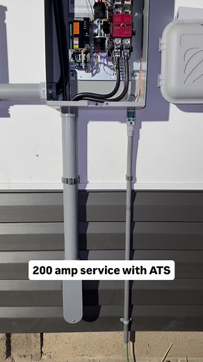 200 amp service with @generac ATS ⚡️🇺🇸 #usa #ats #generator #service #upgrade #electrical #construction #power #residential #working #fypage #fyp #meta #instagram #lightning #breaker #panel #tools #bluecollarlife #hvac #bluetooth #wire #amperage #america | BBSparky