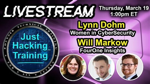 State of the Cybersecurity Workforce, JHT / WiCyS RSAC Preview | Will Markow