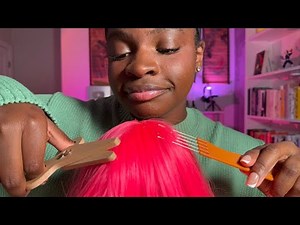 ASMR Trimming Your Negative Thoughts Away ✁🤕 (layered sounds, scalp combing, wooden scissors)