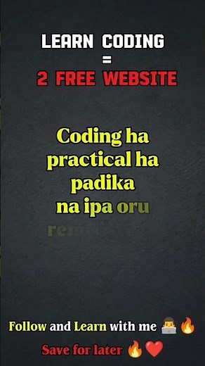 2 Best Websites to Learn Coding for FREE 🚀 | Coding Websites for Beginners #shorts