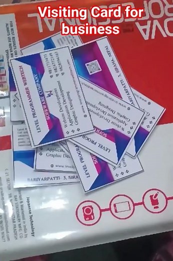 Both Sides Visiting Card Printing on One Sheet | Full Process #ytshorts #visitingcard