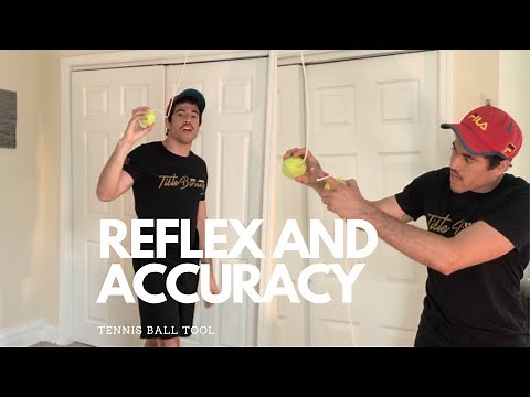 How to string up a Tennis ball as a boxing Tool! (Demo And How to Setup!) REFLEX AND ACCURACY!