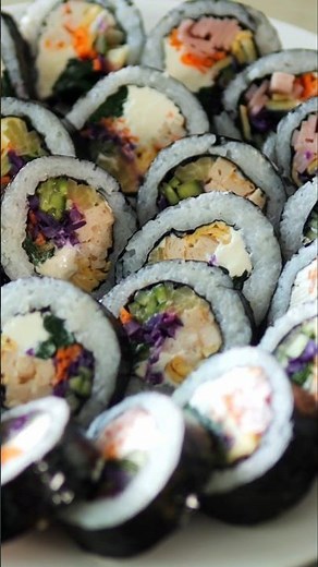 Gimbap – The Viral Korean Rolls: How to Make Them Perfectly at Home #shorts
