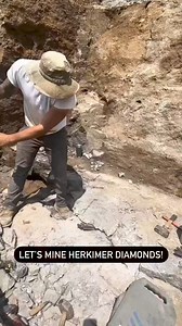 38K views · 684 reactions | "Uncovering the brilliance beneath: The intricate process of quartz mining reveals the hidden gems of nature, transforming raw crystal formations into sparkling treasures." Copyright: @rawspecimen | GB Gems & Treasures | Facebook