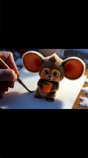 How to draw Cheburashka