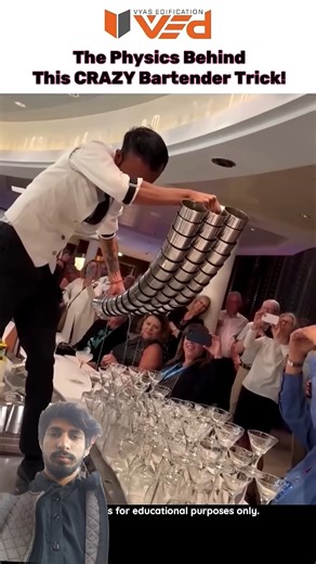 Bartender Trick EXPLAINED by Physics! 😳🍹🤯