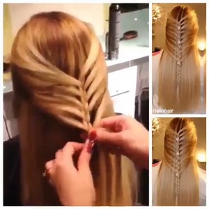 Waterfall braid tutorial by IG@helinhair! | Hair Love