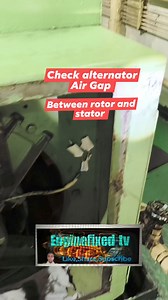 Air Gap Measuring at Main AC alternator #fbreelsfypシ゚viralシ #enginefixed #enginefixedtv #marinengineerslifeonboard #hepemakinista #containershipslife #followformorecontent | EngineFixed - All Marine & Auto Engine