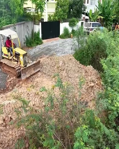 Heavy Equipment Power Move | Land Repair Finished in Just 2 Days! | Bulldozer Working