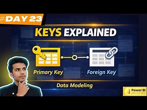 Primary & Foreign Keys in Power BI Explained for Beginners DAY-23 #datamindsacademy