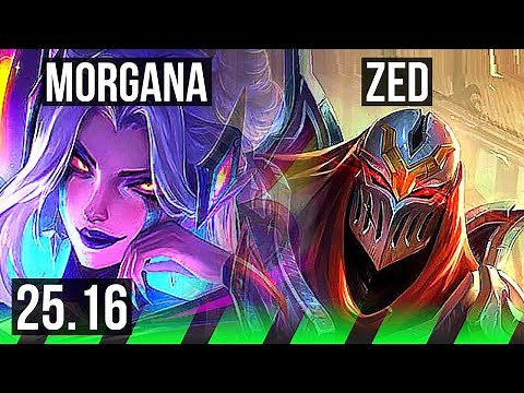 MORGANA vs ZED (JGL) | Godlike | KR Master | 25.16