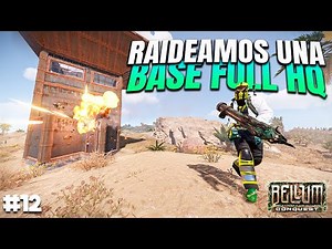 WE RAID a FULL HQ BASE and the WHOLE SERVER COMES - RUST - Spanish Gameplay