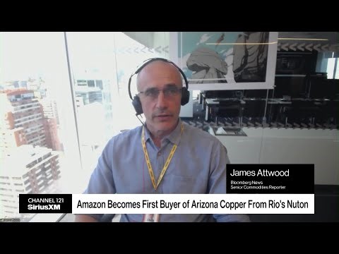 Amazon Becomes First Buyer of Arizona Copper Made by Rio’s Nuton