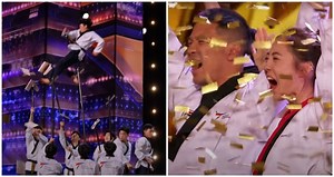 Taekwondo Demonstration Team Couldn't Perform at Tokyo Olympics, Lands Golden Buzzer at 'AGT'