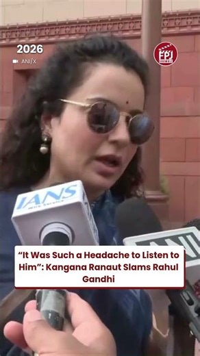 "It Was Such A Headache!" 🤯 #kanganaranaut Slams #rahulgandhi ’s "Jiu-Jitsu" Speech In Parliament