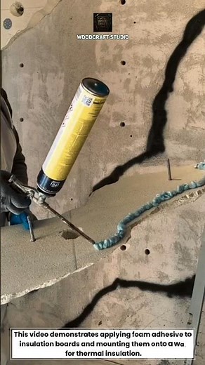 Foam Adhesive Insulation Board Installation | Fast Thermal Wall Upgrade #DIY #Build #Home
