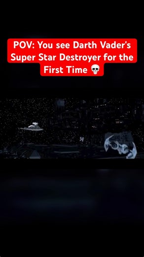Darth Vader Arrives in the Super Star Destroyer Executor! 🌌 #shorts