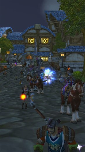 Stormwind Square Feels Alive Again | WoW Classic Nostalgia Short