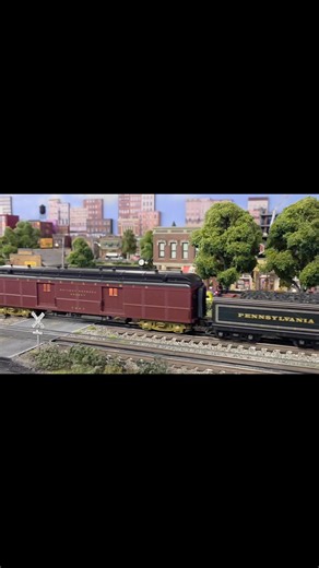 Lindbergh Special Lionel Atlantic #460 also known as the Lindbergh engine. Here it is running the mainlines hauling the matching Lindbergh cars , movie camera and recorder in the baggage car and a single passenger car . | Lower Susquehanna Valley Modular Railroaders