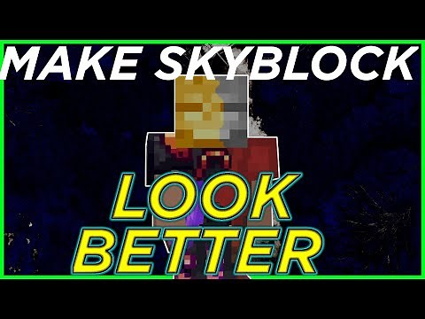 The BEST Skyblock Texture packs | Make hypixel skyblock look BETTER | hypixel skyblock texture pack