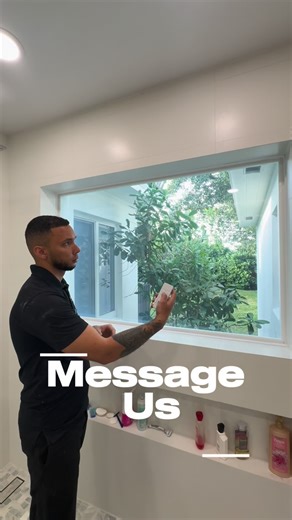 Deluxe Smart Film on Instagram: "Brand new modern homes are applying our smart glass tint on their bathroom windows, this will give them the ability to change their glass from clear to opaque in seconds. If you are in need of this system in your home Contact us @deluxesmartfilm #luxuryhomes #homeimprovement #modernbathroom #smartglass #smarthome"