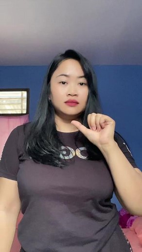 Creative Hand Gestures Performance Against Blue Wall