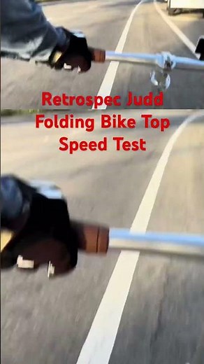 Folding Mini Velo Bike Top Speed Test #bike #minivelo