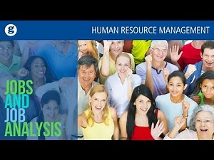 Jobs and Job Analysis