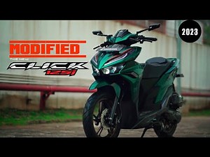 Modified Honda CLICK 125 Hyper Sporty, Cool for Hanging Out