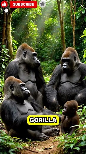 Gorillas Burp When They’re Happy?! 😲🐵💨 #animals