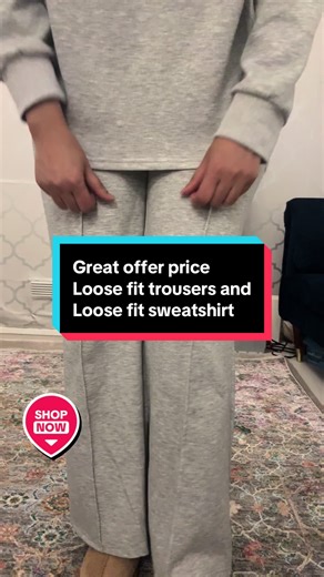 Loose Fit Sweatshirts and Trousers for Trendy Ladies