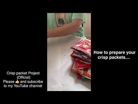Preparing your crisp packets