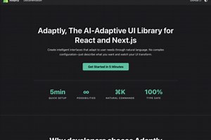 Adaptly - The AI-Adaptive UI Library for React & Next.js