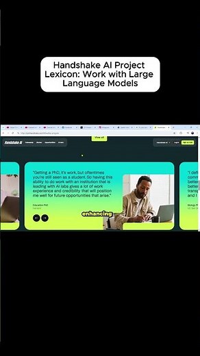 Handshake AI Project Lexicon: Work with Large Language Models