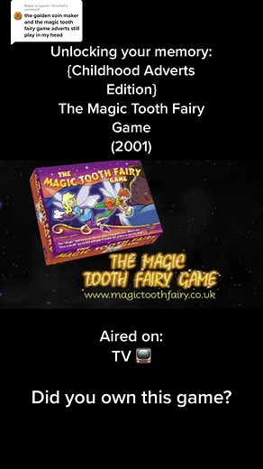 Replying to @Lauren / Crochet Who remembers The Magic Tooth Fairy game? 🧚‍♀️🦷 #childhood #nostalgia #unlockingyourmemory #unlockingyournostalgia #feverdream #childhoodadverts #advert #britishadverts #britishad #drumondpark #themagictoothfairygame #magictoothfairygame #90skids #2000skids #early2000s #early2000skids #growingupbritish #growingupintheuk #growingupintheearly2000s #growingupinthe2000s #childhoodtoys #boardgames #childhoodncstalgia