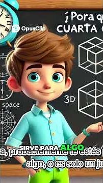 La Cuarta Dimensión Clave para Entender el Universo #cienciaparaniños #animacióninfantil