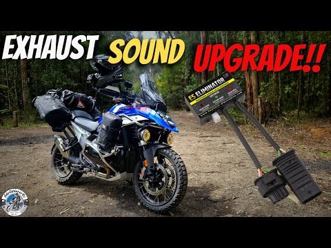 BMW R1300GS Exhaust Sound Unlocked! HealTech Servo Eliminator Install and Review