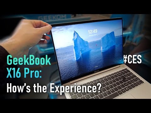 Big Screen & 17-Hour Battery? This Laptop Does MORE. | GEEKOM GeekBook X16 Pro Hands-On#geekom