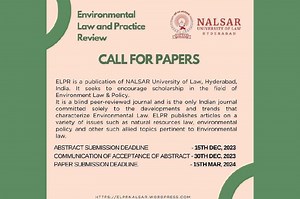 Call For Papers: Environment Law and Practice Review [Submit by December 15, 2023]