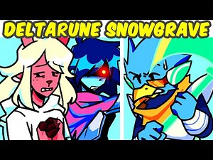 FNF VS Snowgrave VS Berdly VS Noelle VS Kris (MOD/Rhythm/Deltarune/Undertale) (Friday Night Funkin)